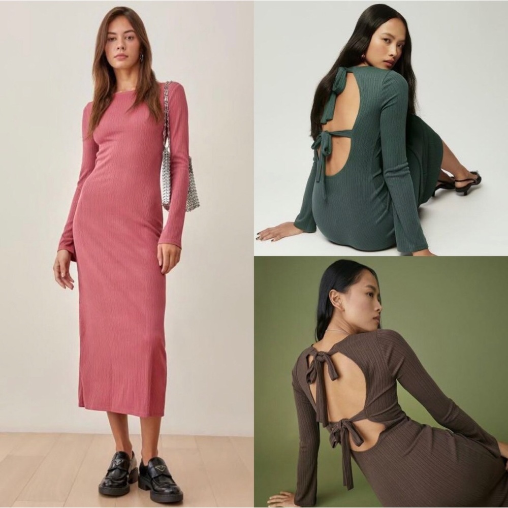 Pink Reformation Dress - XS